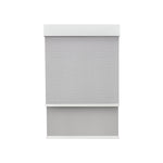 Light Filtering Light Grey (Front Fabric) & Room Darkening Dark Grey (Back Fabric) on Dual-Roller Automatic Shade 
