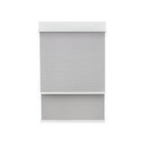 Light Filtering Light Grey (Front Fabric) & Room Darkening Dark Grey (Back Fabric) on Dual-Roller Automatic Shade 