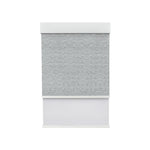 Light Filtering Earl Grey (Front Fabric) & Room Darkening Light Grey (Back Fabric) on Dual-Roller Automatic Shade 