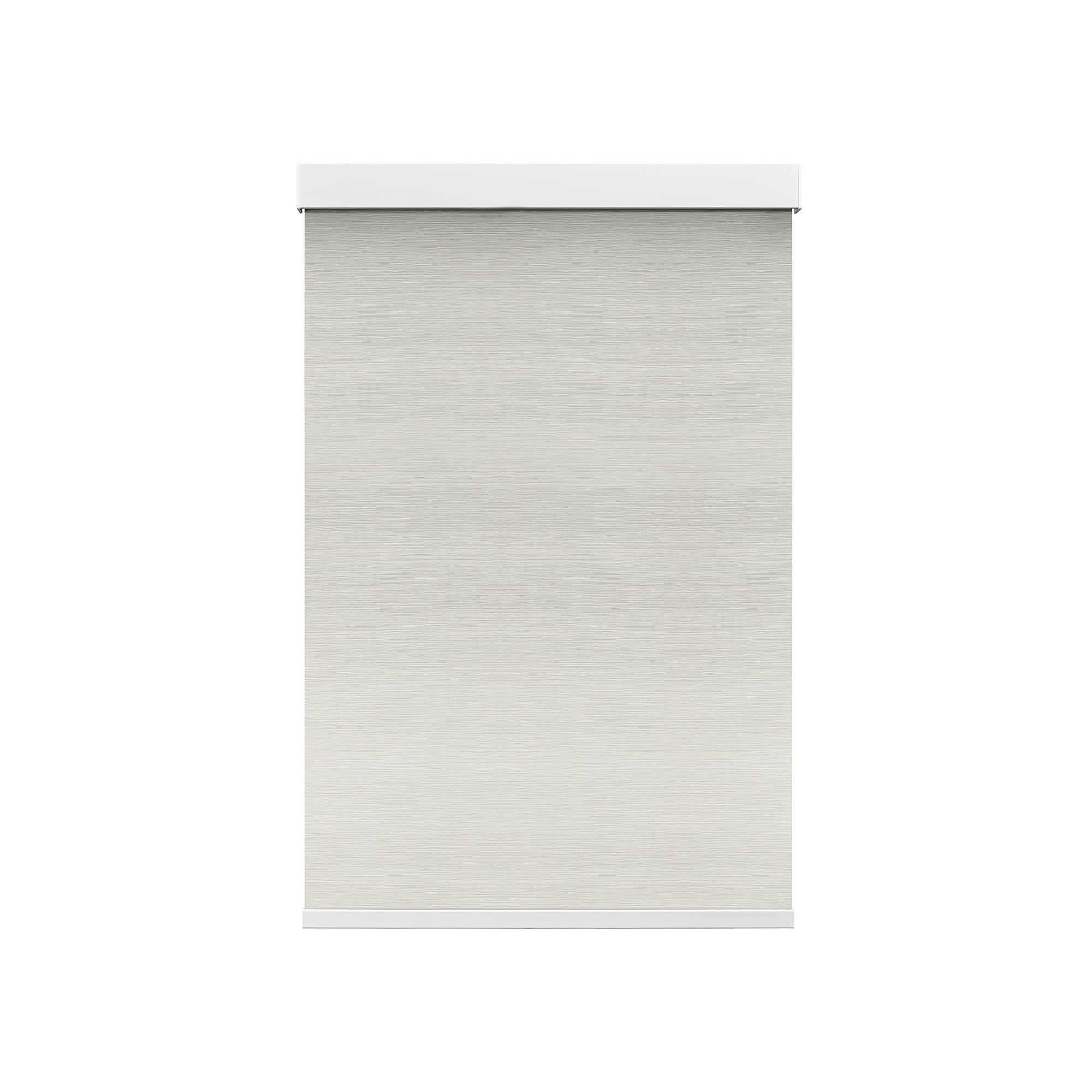 Moonlight White (Room Darkening) on Single Roller Automatic Shade