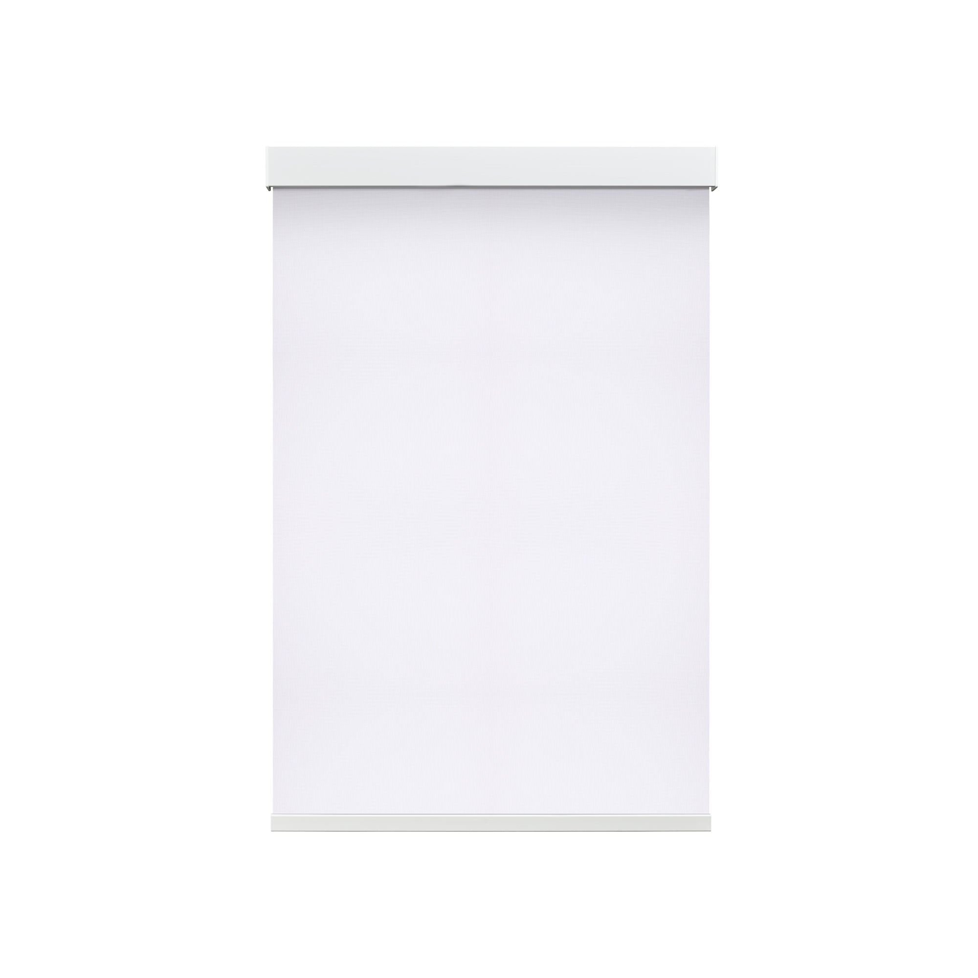 White (Room Darkening) on Single Roller Automatic Shade