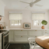Soft Linen (Light Filtering) on Single Roller Automatic Shade