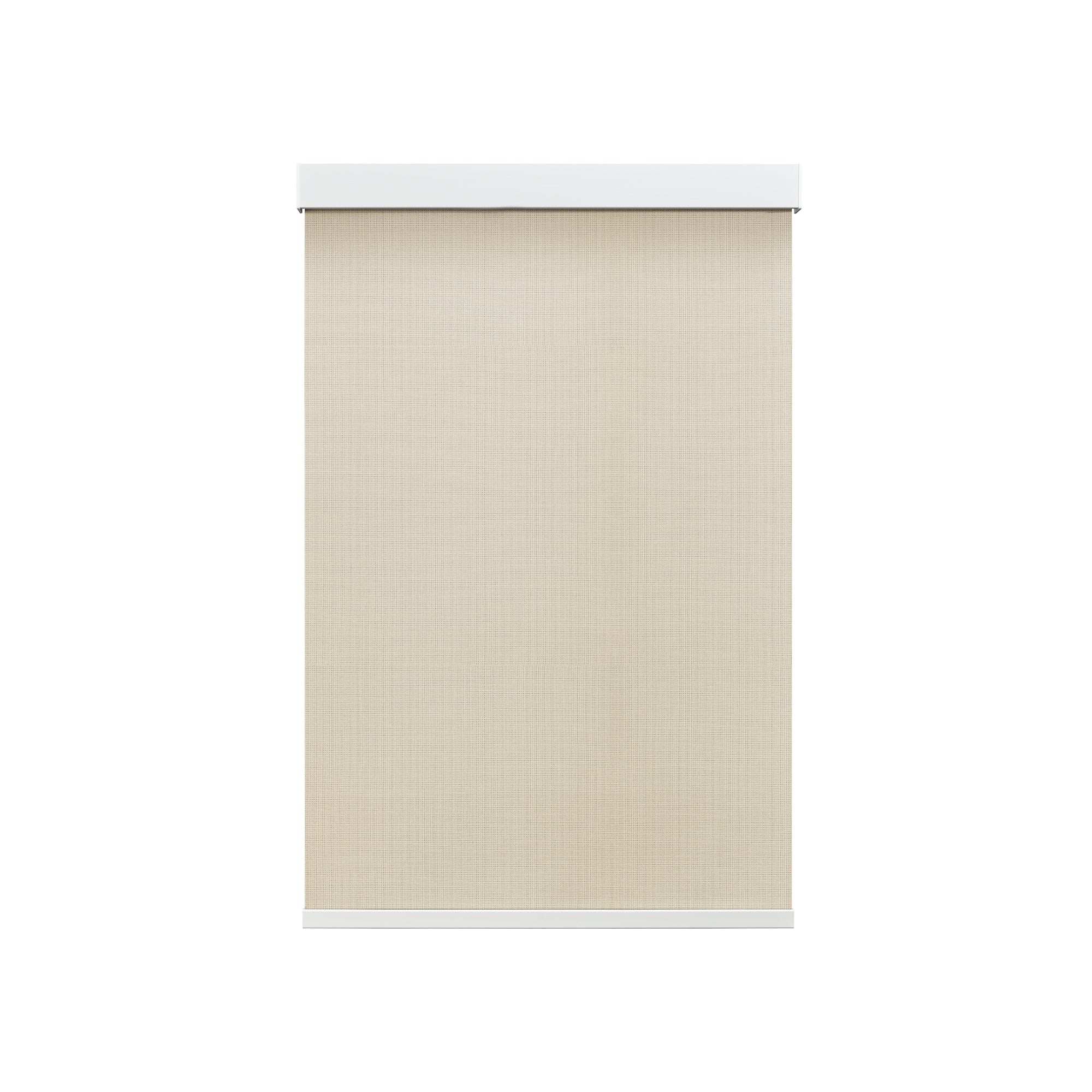 Beige (Light Filtering) on Single Roller Automatic Shade