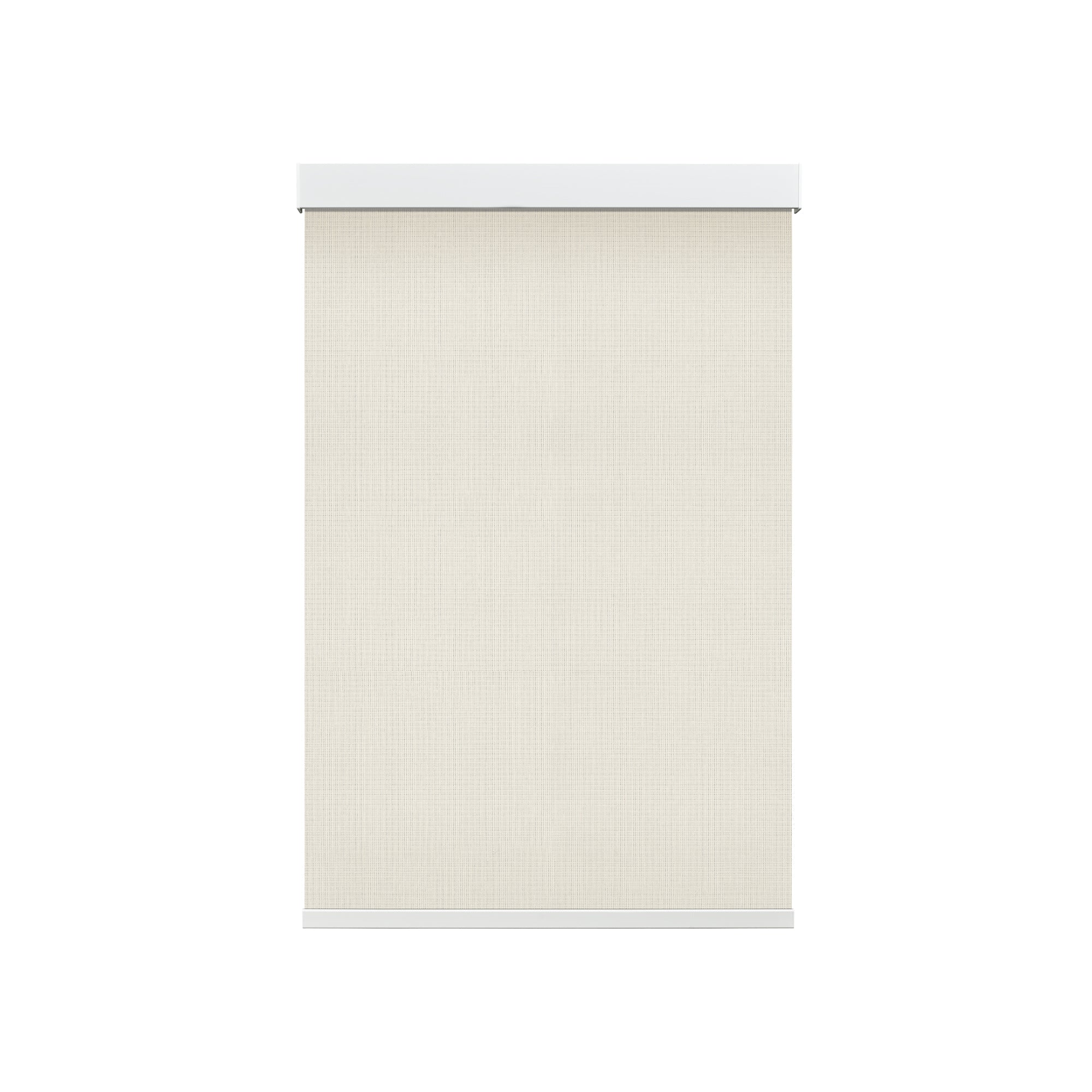 Off White (Light Filtering) on Single Roller Automatic Shade