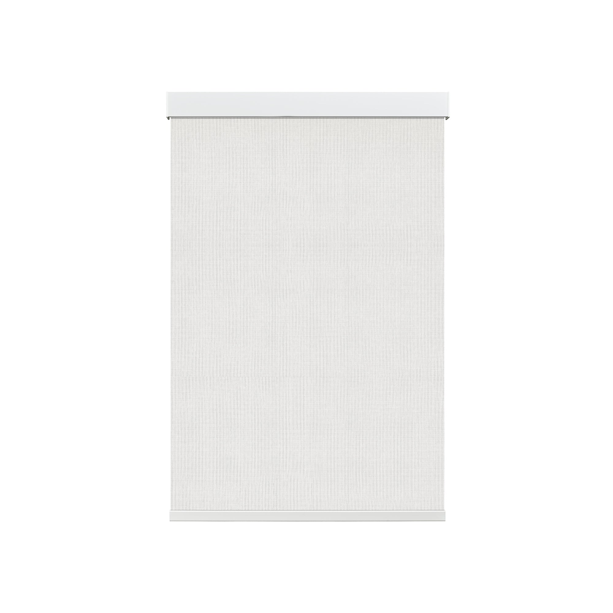 White (Light Filtering) on Single Roller Automatic Shade